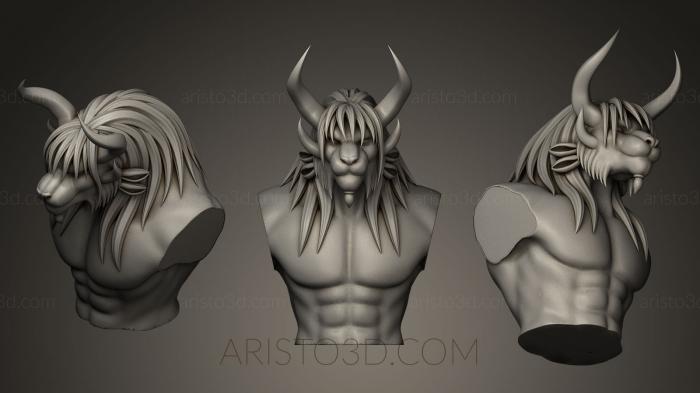 Busts of heroes and monsters (BUSTH_0417) 3D model for CNC machine